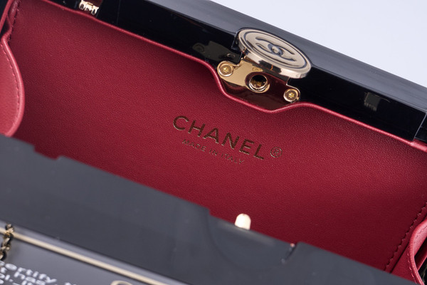 Chanel Minaudière Limited Edition Black Authenticity Card Gold-Tone Hardware
