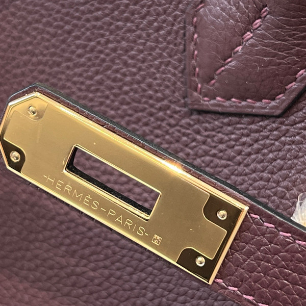 Hermès Roulis Birkin 30 cm Togo Leather Gold Hardware