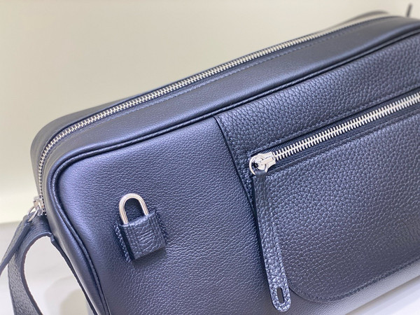 Hermès  Evercolor Nouveau On Body Bag Blue