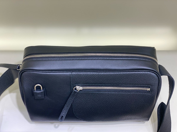 Hermès  Evercolor Nouveau On Body Bag Blue