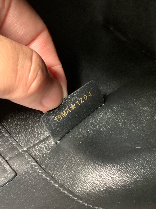 Christian Dior Medium Dior Toujours Vertical Tote Bag Black Macrocannage Crinkled Calfskin