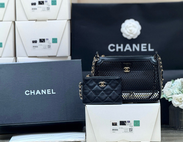 CHANEL SPRING-SUMMER 2025   CLUTCH WITH CHAIN