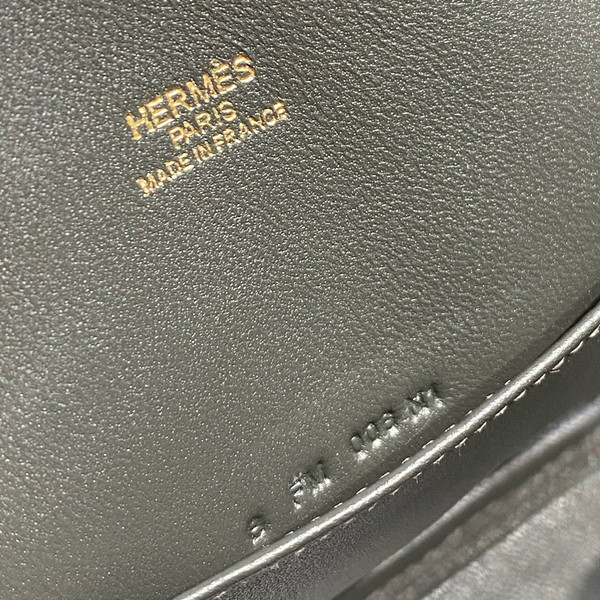 Hermes Bolide 1923 mini bag Evercolor Etain