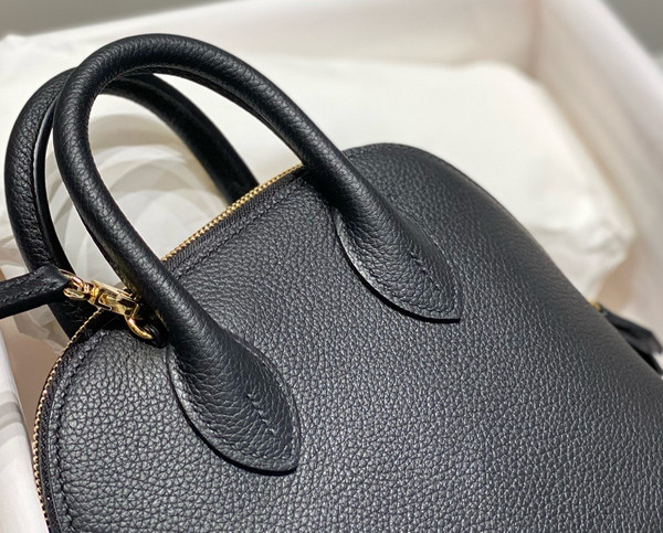 Hermes Bolide 1923 mini bag Evercolor Black