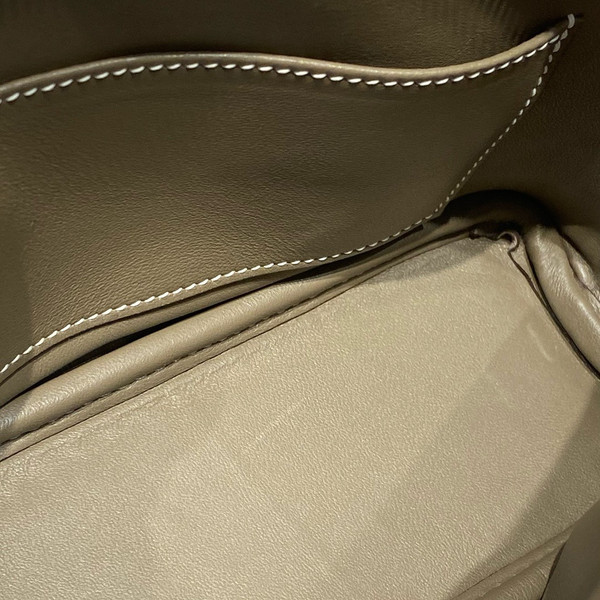 Hermes Bolide 1923 mini bag Evercolor Etoupe