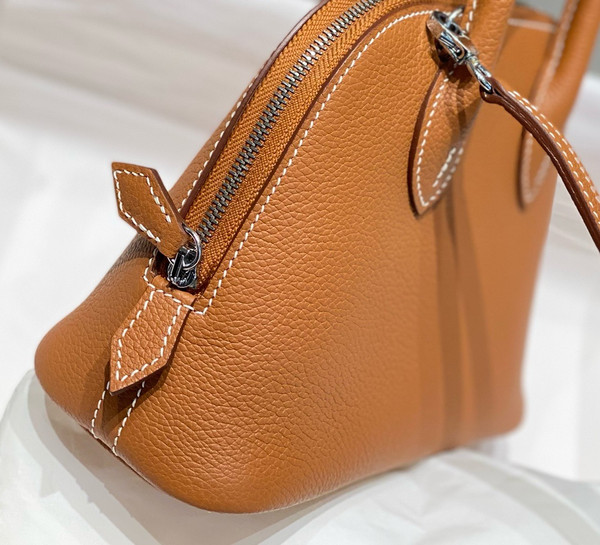 Hermes Bolide 1923 mini bag Evercolor Gold
