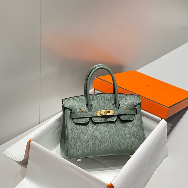 Hermès Birkin 20  Almond Togo Leather Gold Hardware