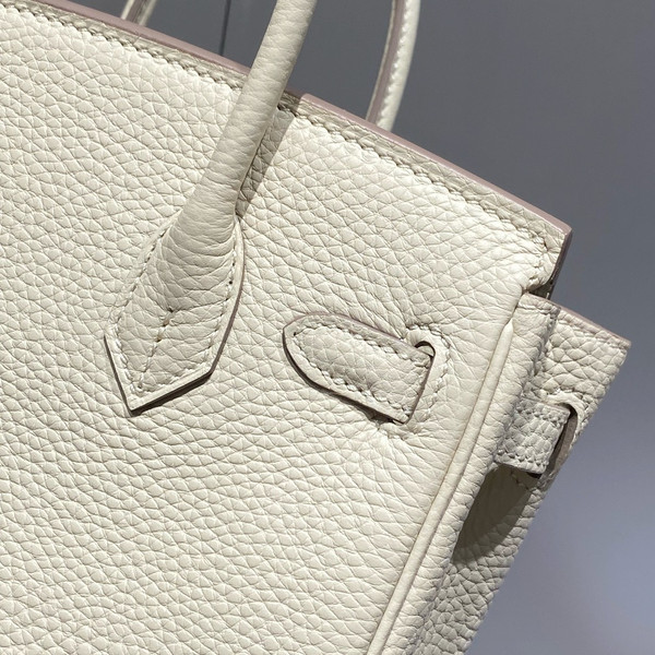 Hermès Birkin 20  Craie Togo Leather Gold Hardware