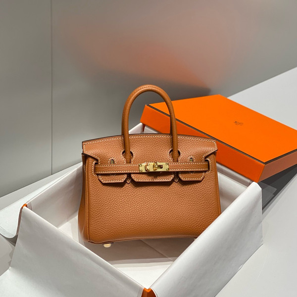 Hermès Birkin 20 Gold Togo Leather Gold Hardware