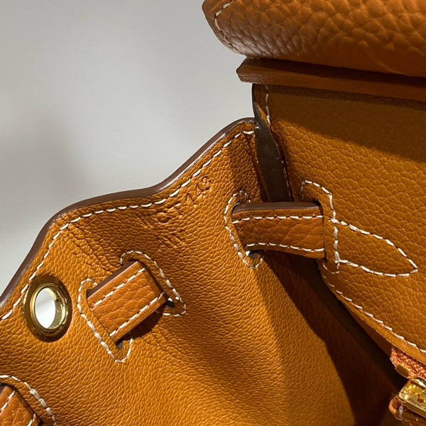 Hermès Birkin 20 Gold Togo Leather Gold Hardware