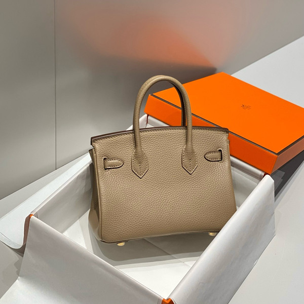Hermès Birkin 20 Gris Tourterelle Togo Leather Gold Hardware