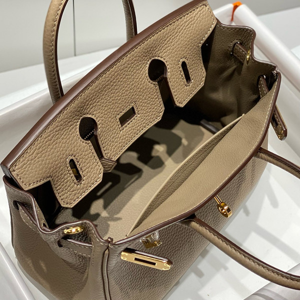 Hermès Birkin 20 Gris Tourterelle Togo Leather Gold Hardware