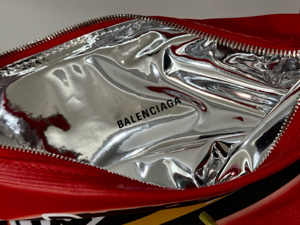 Balenciaga Limited Edition CHIPS BAG IN RED