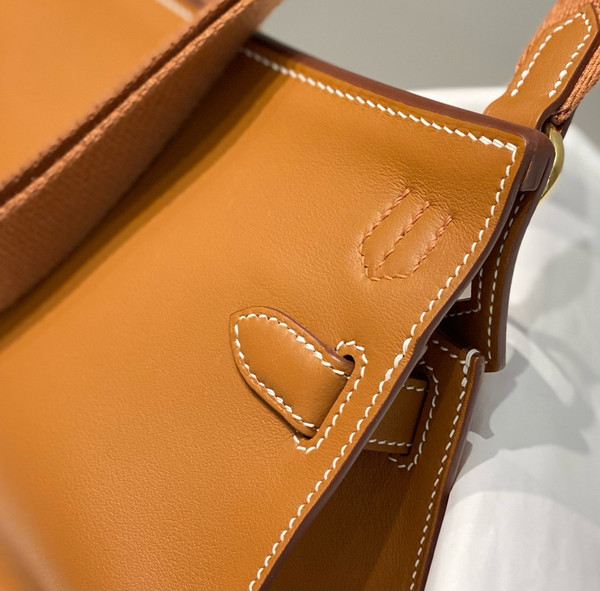 Hermès Jypsiere Mini Gold Swift Gold Hardware