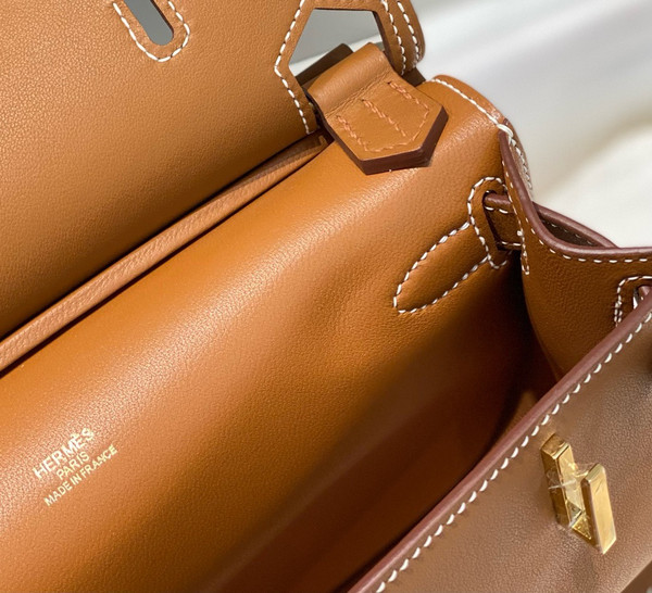 Hermès Jypsiere Mini Gold Swift Gold Hardware