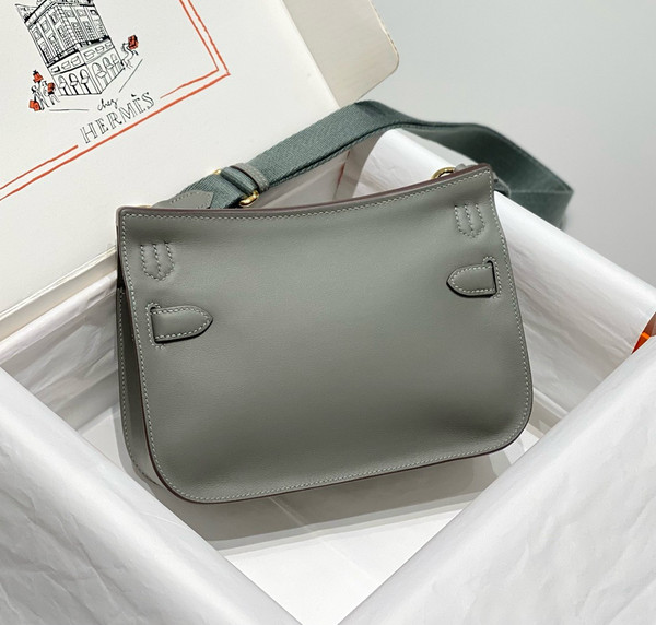 Hermès Jypsiere Mini Gris Meyer Swift Gold Hardware