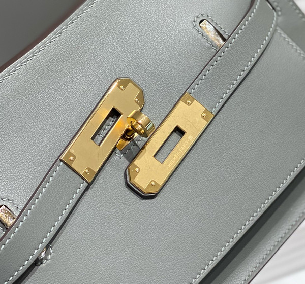 Hermès Jypsiere Mini Gris Meyer Swift Gold Hardware
