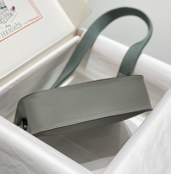Hermès Jypsiere Mini Gris Meyer Swift Gold Hardware