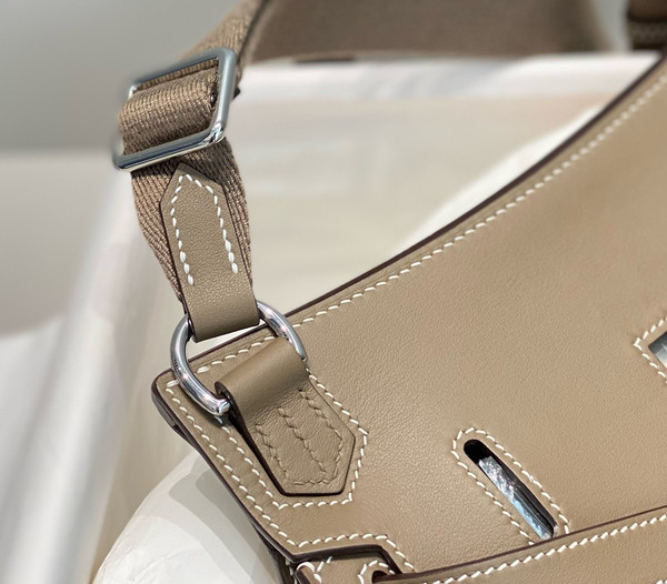 Hermès Jypsiere Mini Etoupe Swift Paladium Hardware