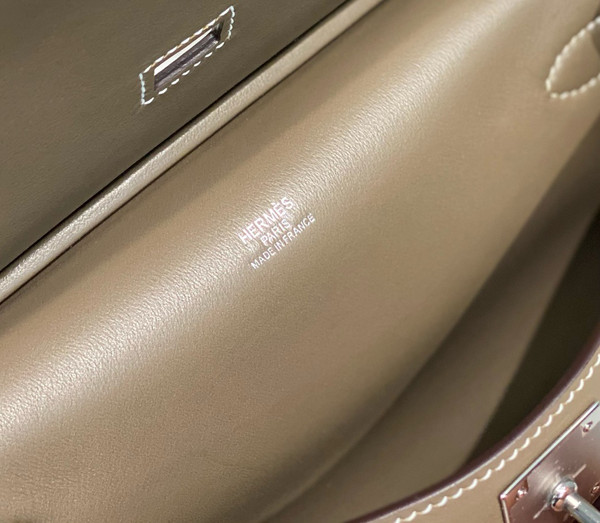 Hermès Jypsiere Mini Etoupe Swift Paladium Hardware