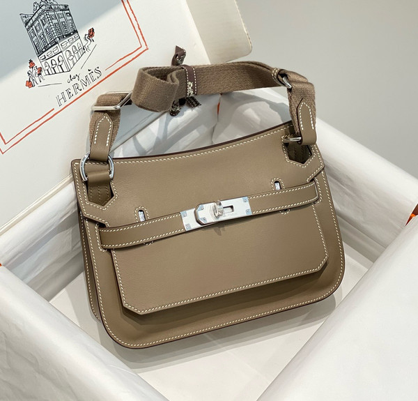 Hermès Jypsiere Mini Etoupe Swift Paladium Hardware