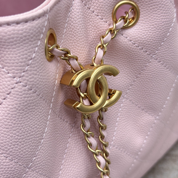 Chanel SPRING-SUMMER 2025   CHANEL 25 SMALL HANDBAG LIGHT PINK