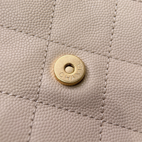 CHANEL SPRING-SUMMER 2025   CHANEL 25 BEIGE MEDIUM HANDBAG