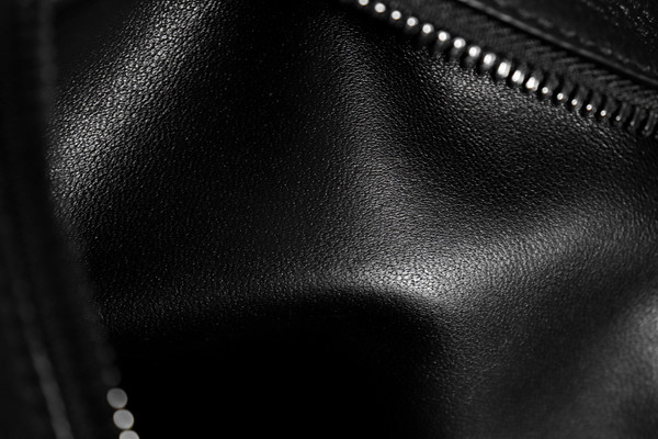 Loro Piana xtra Pouch L29  Grained Calfskin Black