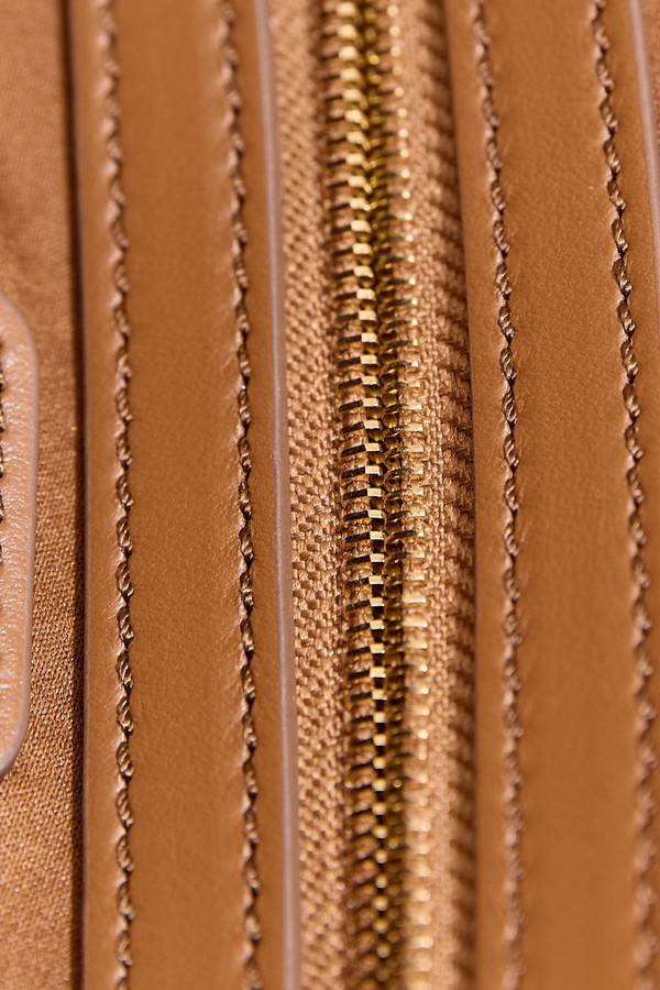 Miu Miu Beau leather bag Cognac