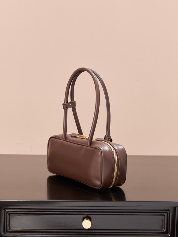Miu Miu Beau leather bag Briarwood
