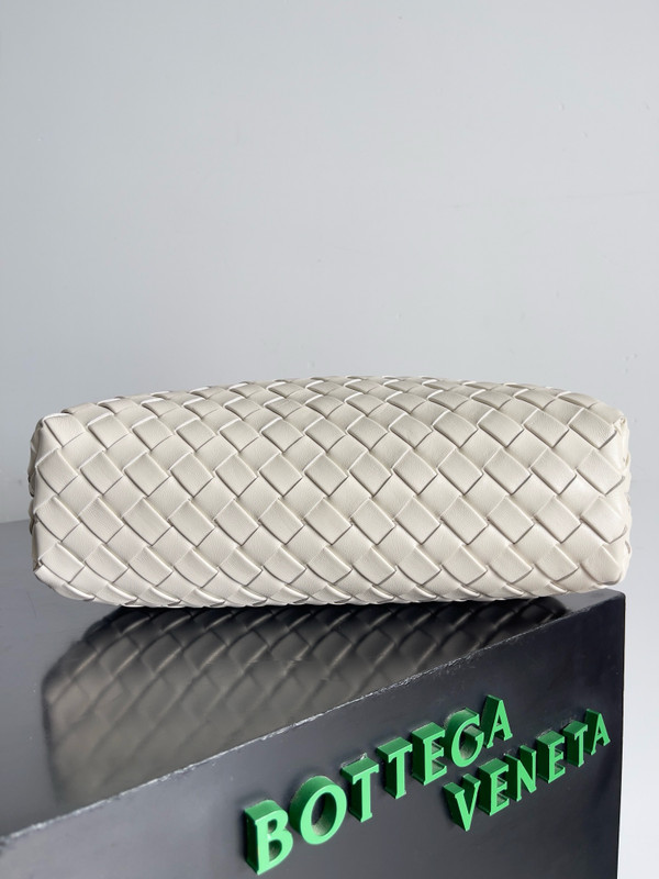 Bottega Veneta Small Lauren 1980 Chalk