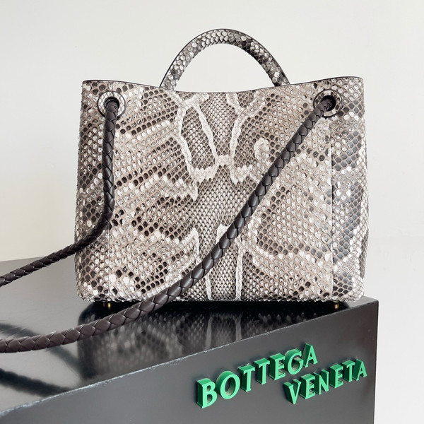Bottega Veneta Python Andiamo Bag