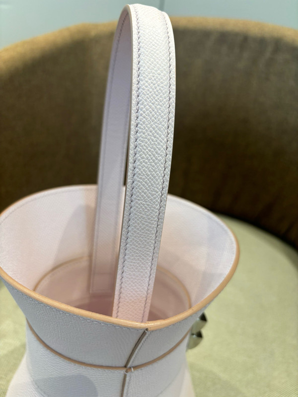 Hermes Mini Medor bag Mauve Pale
