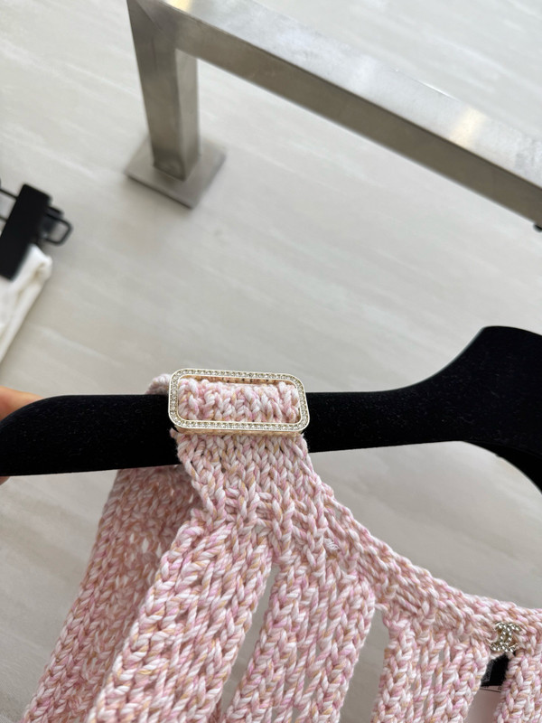 Chanel SPRING-SUMMER 2025   DRESS   Cotton & Silk  Pink
