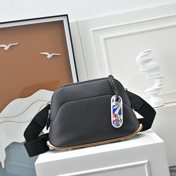 Hermès Bolide Skateboard 31 Black Togo Palladium Hardware
