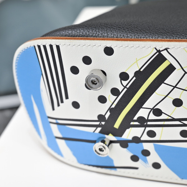 Hermès Bolide Skateboard 31 Black Togo Palladium Hardware