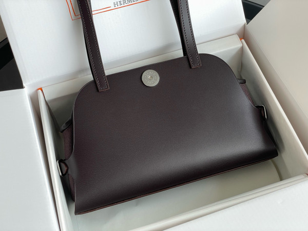 Hermes Tablier Sellier bag Ebene with Palladium Hardware