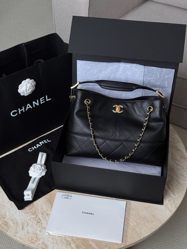 Chanel 2024/25 Métiers d'art Shopping Bag Black