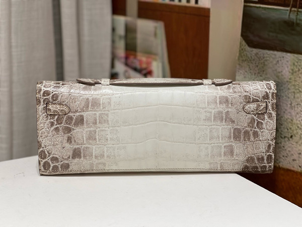 Hermes Himalaya Kelly Cut 31cm Pochette PHW