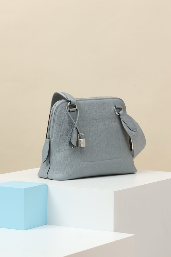 Hermes Bolide Messenger bag Gris Pantin