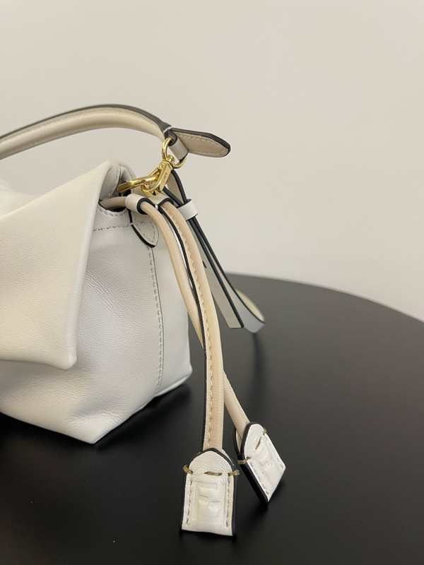 Fendi Mamma Baguette Small White