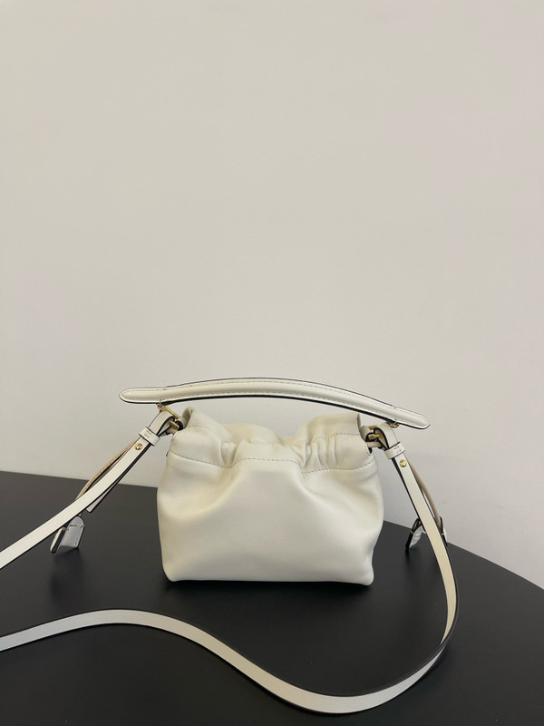 Fendi Mamma Baguette Small White