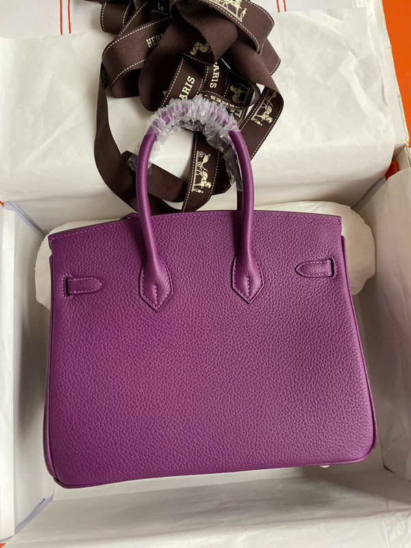 Hermes Anemone Birkin 25 cm Togo Gold Hardware