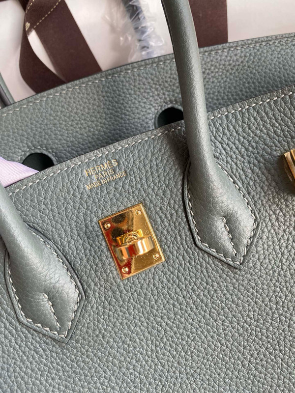 Hermes Vert Amond Birkin 25 cm Togo Gold Hardware