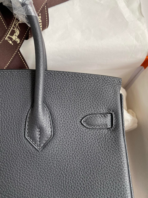 Hermes Ardoise Birkin 25 cm Togo Gold Hardware