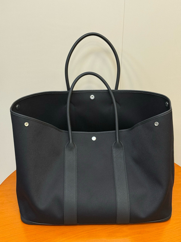 Hermes Garden Party 49 voyage bag Black