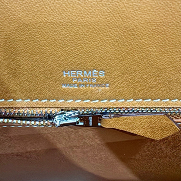 Hermes Sac Kelly Sellier 28 Toile H/Veau Swift Ecru Gold With Palladium Hardware