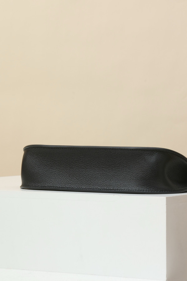 HERMÈS JYPSIERE MINI BAG TOILE/SWIFT LEATHER BLACK