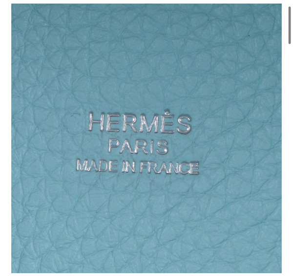 Hermes Blue Zephyr Picotin Lock 18 Togo Leather Bag
