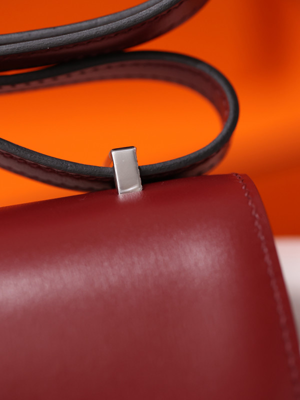 Hermes Constance 19 Rough H Box calf leather Palladium hardware
